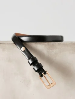 - Premium smalle riem van Italiaans leer*Next Sale