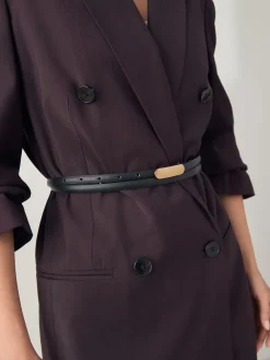 Zwart/goudkleurig - Dubbele PU-riem*Next Hot