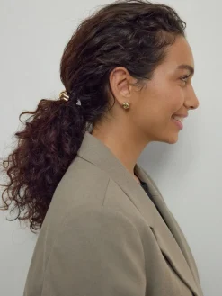 Zwart/goudkleurig - Twist Hair Bobble*Next