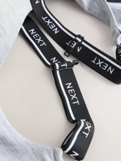 Zwart/grijs - Ultimate Comfort Cotton Non Wired Padded Bras 2 Pack*Next