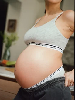 - Zwangerschap en borstvoeding cropped ultiem comfort tops verpakking van 2*Next Sale