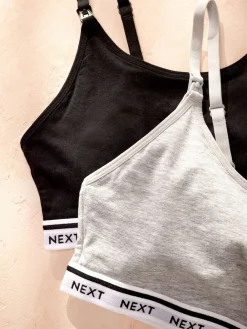 - Zwangerschap en borstvoeding cropped ultiem comfort tops verpakking van 2*Next Sale