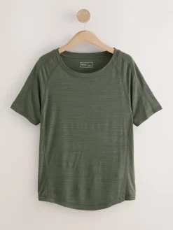 Zwart/groen - Active Crew Neck Lightweight Short Sleeve T-Shirts 2 Pack*Next