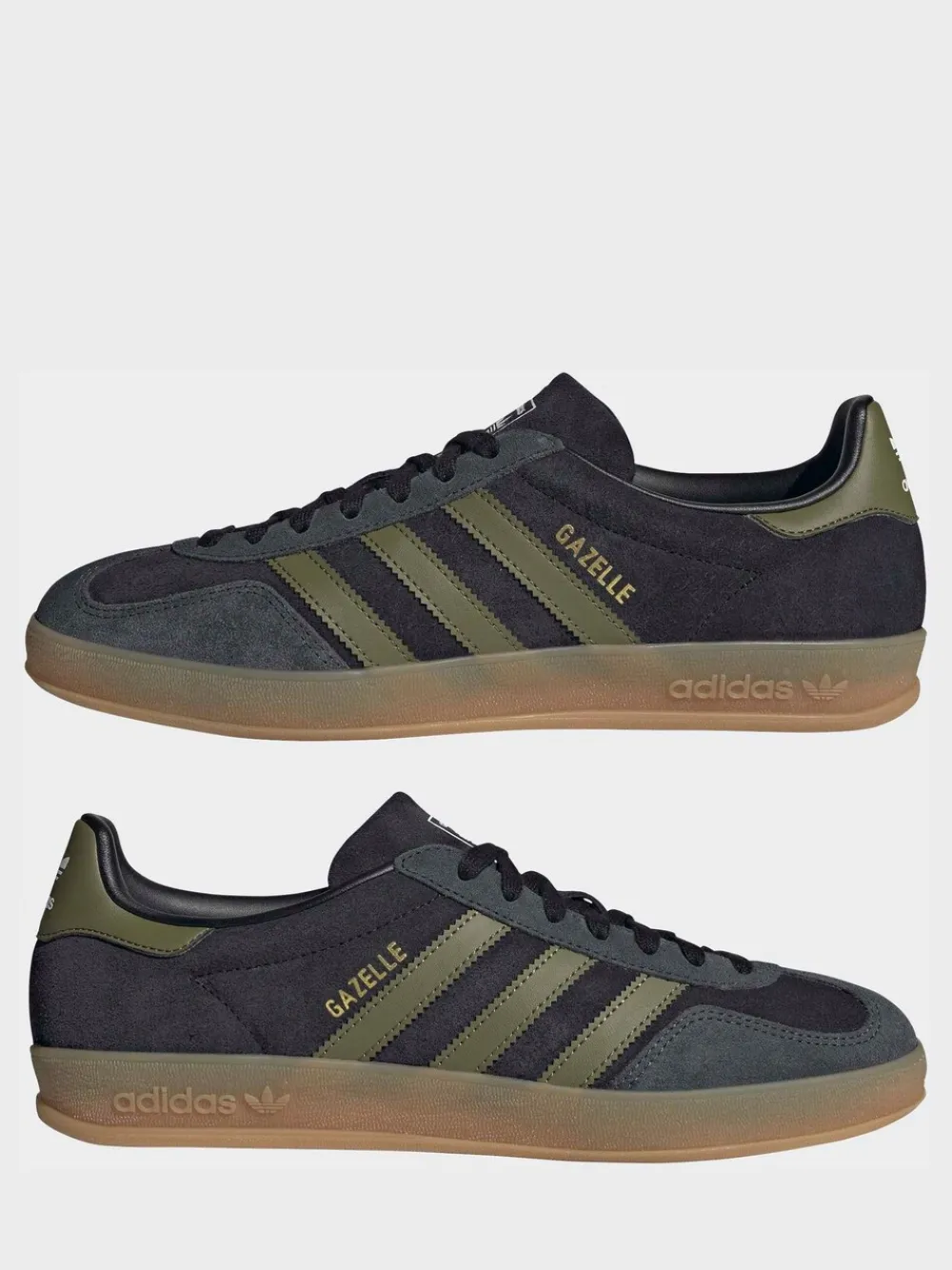 Zwart/groen - - Gazelle sneakers voor binnen*adidas originals Clearance