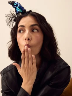 Zwart/groen - Witches Hat Headband*Next Hot