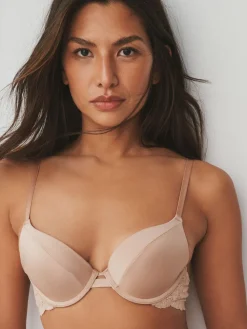 Zwart/huidskleurig - A-E Afvlakkende Ultimate Comfort Beha's 2 Verpakking*Next Hot