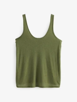 - Verpakking van 2 geribbelde nonchalante hemdjes met ruime ronde hals*Next Best