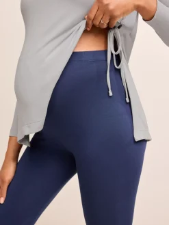 Zwart/marineblauw - 2 Must-have zwangerschapsleggings*Next Online
