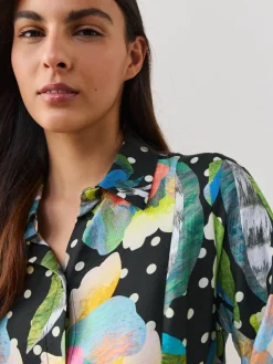 - Halflange overhemdjurk met lange mouwen*Next Online