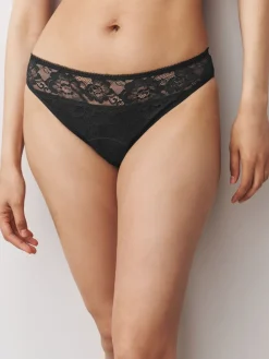 Zwart/paarsrood - All Over Lace Medium Flow Periode Knickers 2 Pack*Next Hot