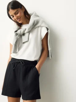 Zwart/paarsrood - Verpakking van 2 jersey shorts*Next Discount