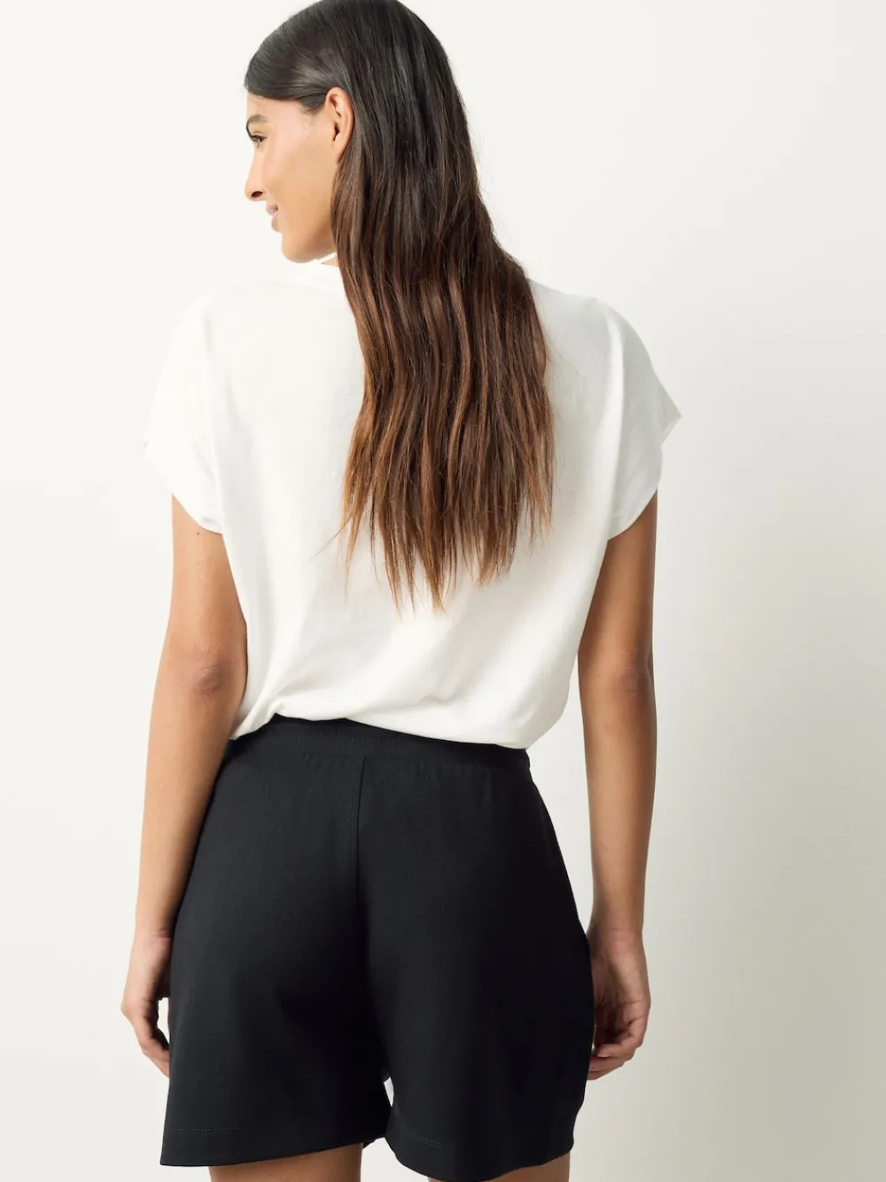 Zwart/paarsrood - Verpakking van 2 jersey shorts*Next Discount