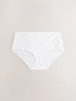 Zwart/pastelroze huidskleur/wit - Set van 5 slips met hoog katoengehalte*Next Online