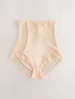 Zwart/pastelroze huidskleur - Femina vormende slip met buikcorrectie 2 stuks*Next Discount