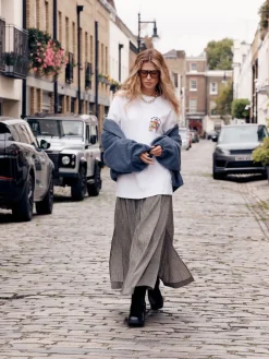 - Drop Waist Gingham Maxi Skirt*Next Hot