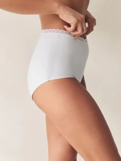 Zwart/wit - Menopause Friendly Cooling Knickers 2 Pack*Next Discount