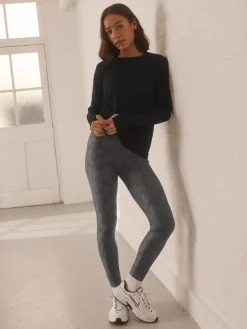 Zwart/wit - Power Active sportlegging*Next Hot