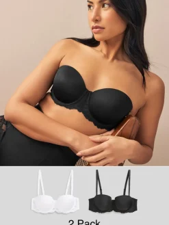 - Verpakking van 2 strapless multiway beha's met lichte vulling in cupmaten A-E*Next Outlet