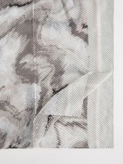 Zwart-wit gemarmerd - Dunne plissé sjaal*Next Outlet