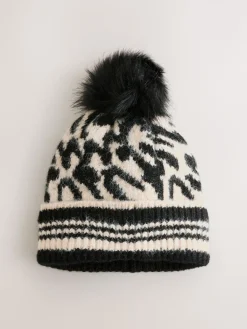 - Gebreide muts met pompon*Next Online