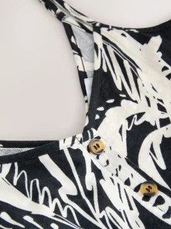 - Halflange jersey jurk met knoopsluiting*Next Outlet