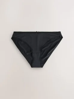 Zwart/wit/nude - Set van 10 slipjes van microvezels*Next Clearance