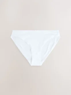 Zwart/wit/nude - Set van 10 slipjes van microvezels*Next Clearance