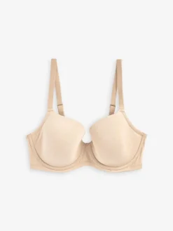 Zwart/wit/pastelroze huidskleur - DD+ ultiem comfort beha's van katoenmix verpakking van 3*Next Online