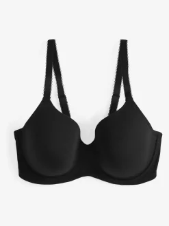 Zwart/wit/pastelroze huidskleur - DD+ ultiem comfort beha's van katoenmix verpakking van 3*Next Discount