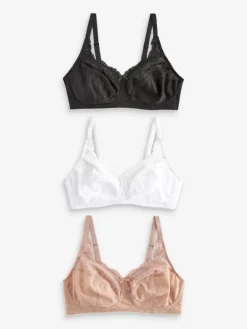 - Total Support ultiem comfortabele kanten beha's met volledige cups 3 stuks*Next