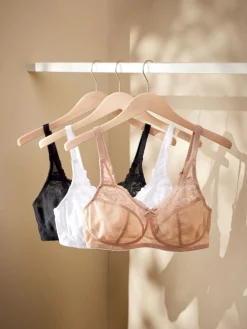 - Total Support ultiem comfortabele kanten beha's met volledige cups 3 stuks*Next