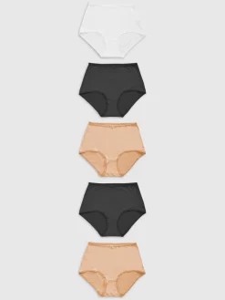 - Set van 5 slipjes van microvezels*Next New